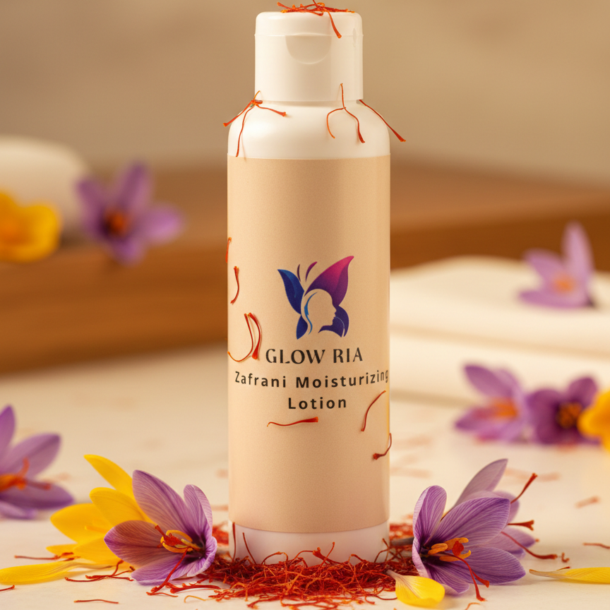 Glow Ria Zafrani Moisturizing Body Lotion – Deep Hydration & Natural Glow, 120 ml