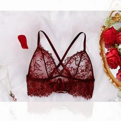 Net Lace Comfortable And Lightweight Nightwear Set