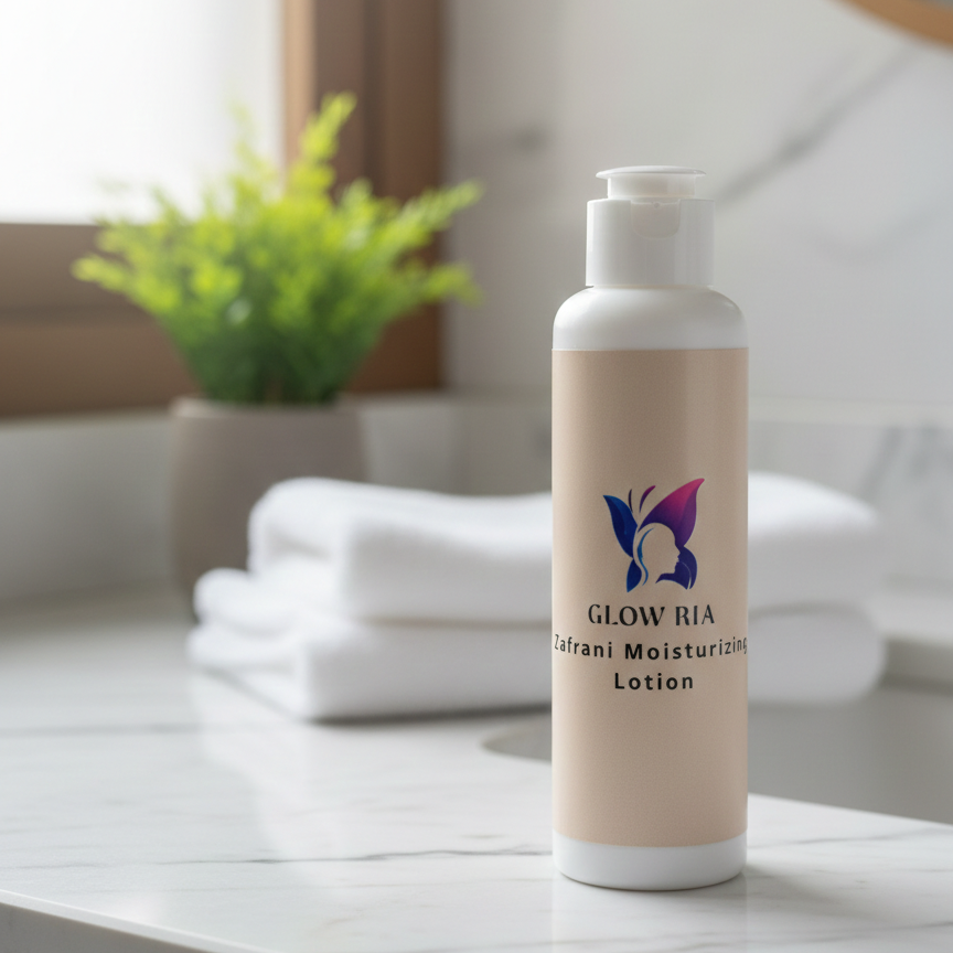 Glow Ria Zafrani Moisturizing Body Lotion – Deep Hydration & Natural Glow, 120 ml