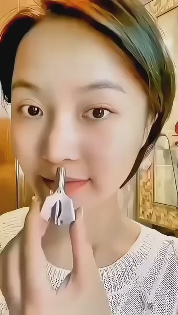 Manual Nose Hair Trimmer – Precision Stainless Steel, Pain-Free Grooming Tool